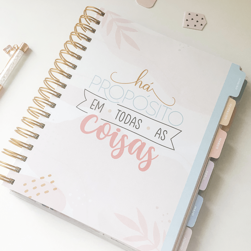 Planner personalizado para organizar sua rotina de forma eficiente.